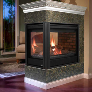 Heat & Glo Slimline Direct Vent Gas Fireplace - American Heritage Fireplace